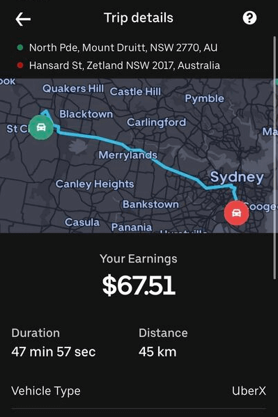 uber earnings example sydney 01